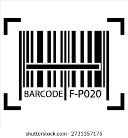 Retail Barcode Icon for Inventory and Scanning