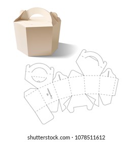 Retail Box with Blueprint Template