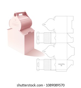 Retail Box with Blueprint Template