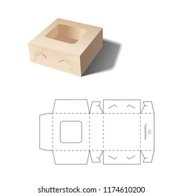 Retail Box with Blueprint Template