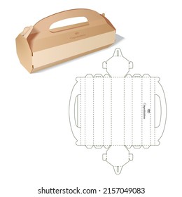 Retail Box with Blueprint Template