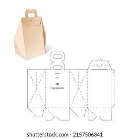 Retail Box with Blueprint Template