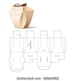 Retail Box with Blueprint Template