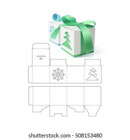 Retail Box Blueprint Template Stock Vector (Royalty Free) 508153480 ...