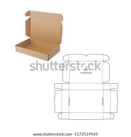 Retail Box with Blueprint Template
