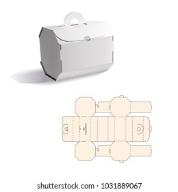 Retail Box With Die-cut Layout