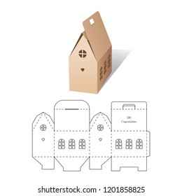 Retail Box with Die-cut Layout