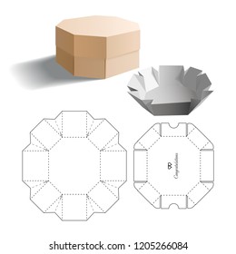 Retail Box with Die-cut Layout