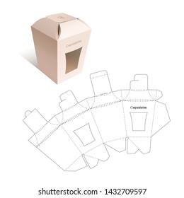 Retail Box with Die-cut Layout