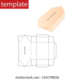 Retail  Candy Box with Template.