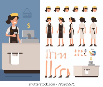 Character Cashier Hd Stock Images Shutterstock