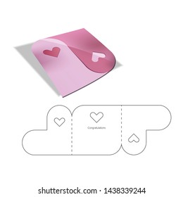 Retail Envelope with Die-cut Layout
