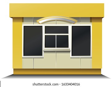 Retail: front of corner shop building