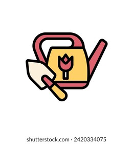 Retail Gardening Icon Vector Illustration