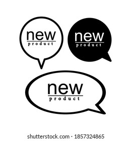 Retail icon : new label icon vector