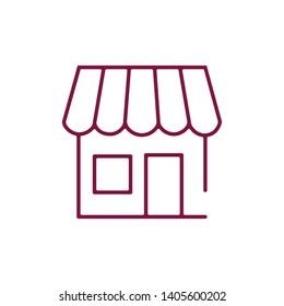 retail icon vector in trendy template