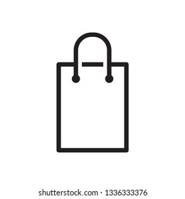 Retail icon,Bag icon vector template
