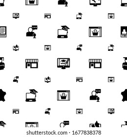 los iconos de venta al por menor se realizan sin problemas. Incluidos los iconos editables de eCommerce, negocios en línea, marketing digital, tienda en línea, pequeñas empresas, soluciones de comercio electrónico. iconos de venta para web y móvil.