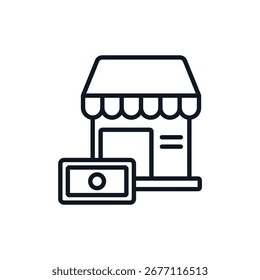 retail icons. Simple vector icons Whith Background. Flat style design