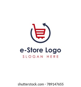 retail logo. commerce logo template. store logo. 