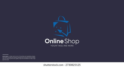 Ilustração vetorial de ideias de loja online de varejo.