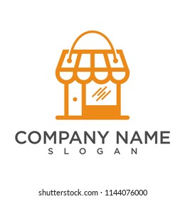 retail online store logo design