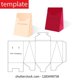 Package Objectvector Illustration Boxpackage Template Isolated Stock ...