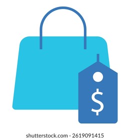 Retail Price Tag and Money vector Icon design 