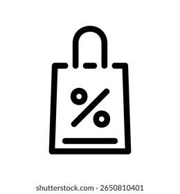 Retail Purchase Icon Indicating Special Offer or Price Reduction