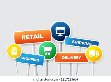 RETAIL SIGNBOARD CONCEPT