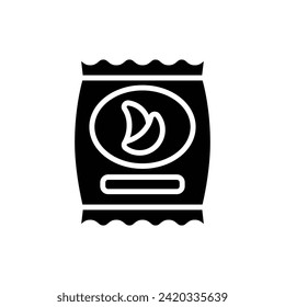 Retail Snack Filled Icon Vector Illustration