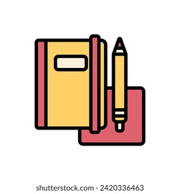 Retail Stationery Icon Vector Illustration
