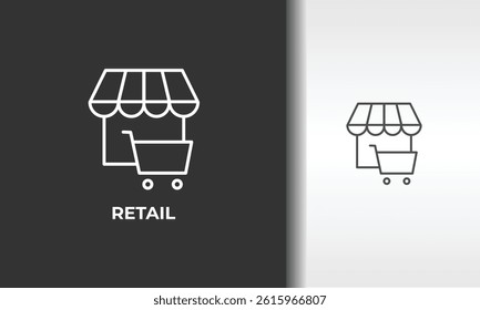 Retail Vector, Icon Or Logo Sign Isolated Symbol Illustration