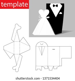 Retail Wedding Box with Template