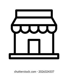 Händlerzeilensymbol, Vektorgrafik
