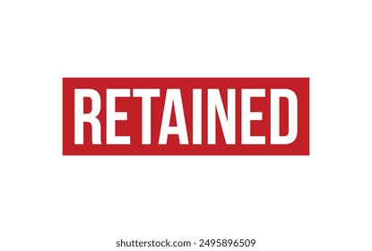 Retained Stamp. Retained Rubber grunge Stamp Seal