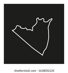 retalhuleu region map in country of guatemala