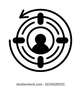 Retargeting Icon Element for Design