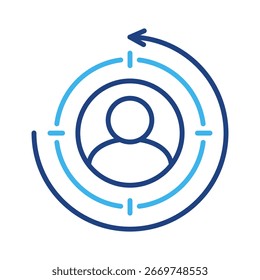 Elemento De Icono De Retargeting Para Diseño