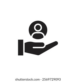 Retention icon Line Art Logo set