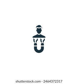 Aufbewahrungssymbol. Einfarbiges Benutzerverhalten-Symbol für Vorlagen, Webdesigns und Infografiken