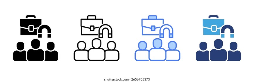 Retention icon sheet multiple style collection