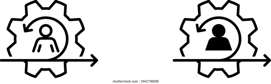 Icono de retención, ilustración vectorial