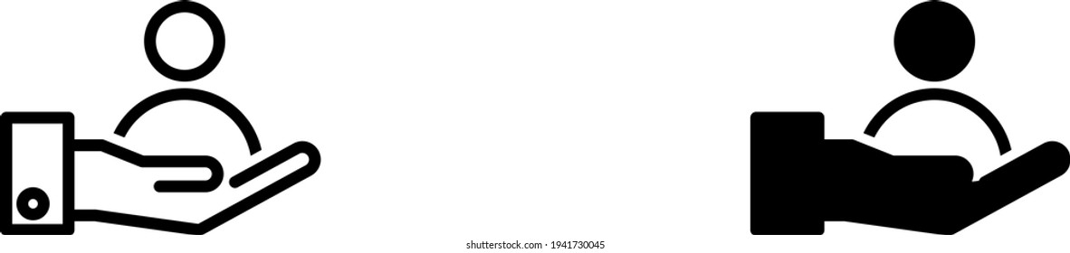 Retention icon , vector illustration