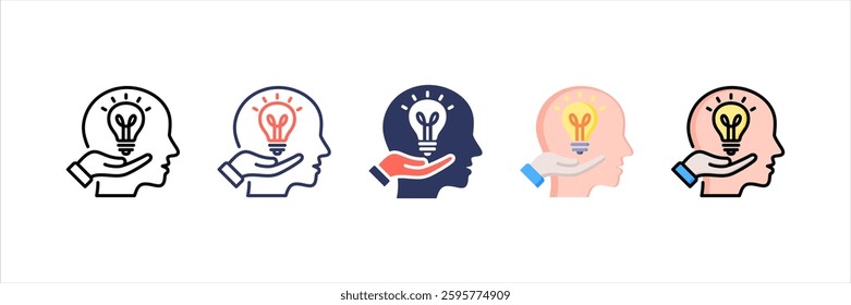 Retention Multi Style Icon Set