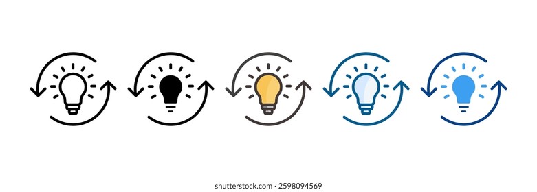 Rethink Icon Set Multiple Style Collection