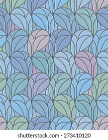 Reticulated pattern as stained-glass window from petals