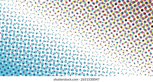 Fondo azul degradado de semitono de color de reticulación