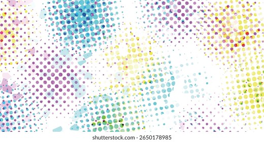 Fundo colorido do gradiente do meio-tom da cor da reticulação