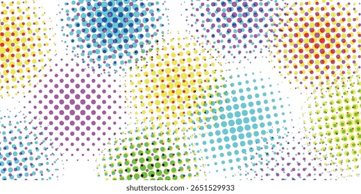 Fundo colorido do gradiente do meio-tom da cor da reticulação
